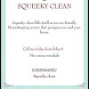 Squeeky Clean